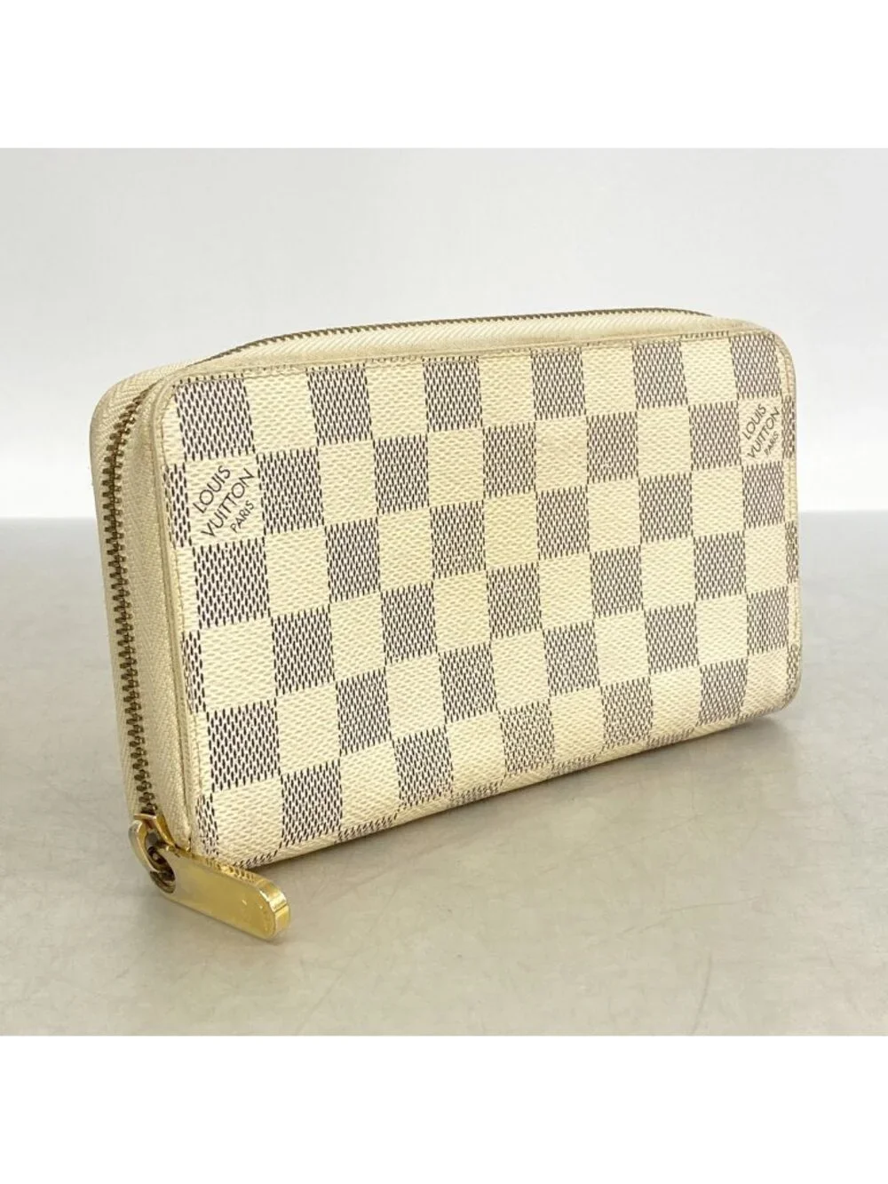 Louis Vuitton Wallet Damier Azur Zippy White
